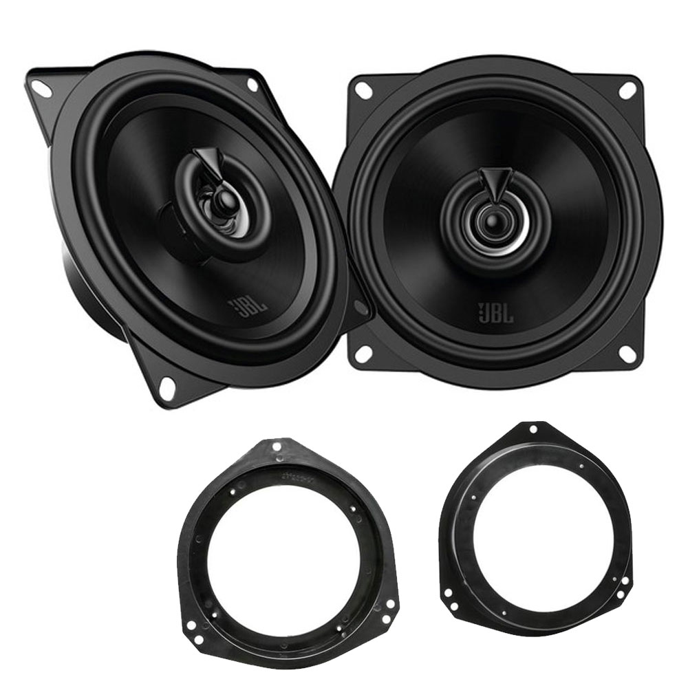 NVX Front Door Factory Speaker Replacement Package for 1995-2006 Chevy Tahoe 5.25 Coaxial Speakers